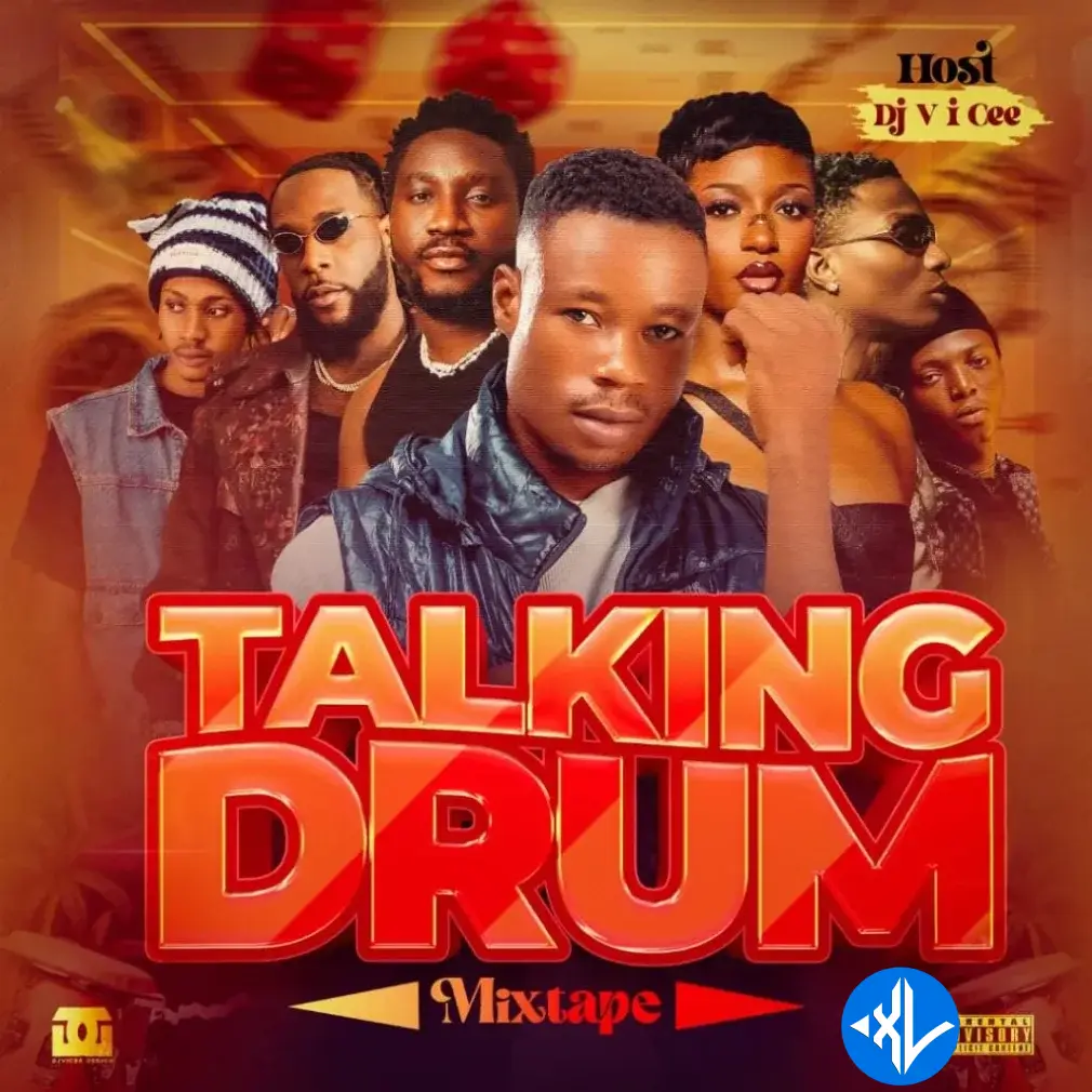 DJ V I Cee – Talking Drum Mixtape Playlist Cover